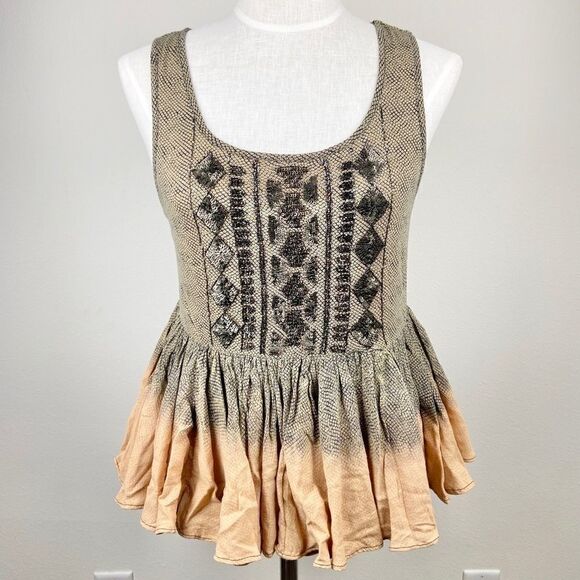 Anthropologie Akemi + Kin Suva Swing Peplum Tank - Picture 2 of 6